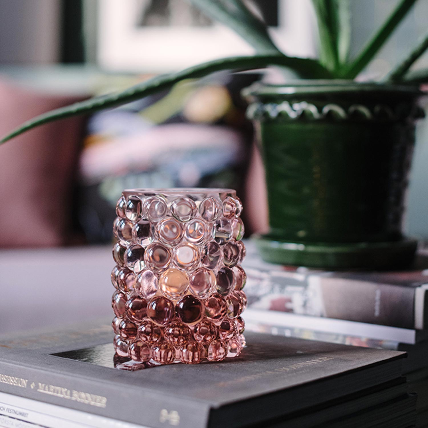 skogsberg hurricane windlicht kerzenhalter rose 75909