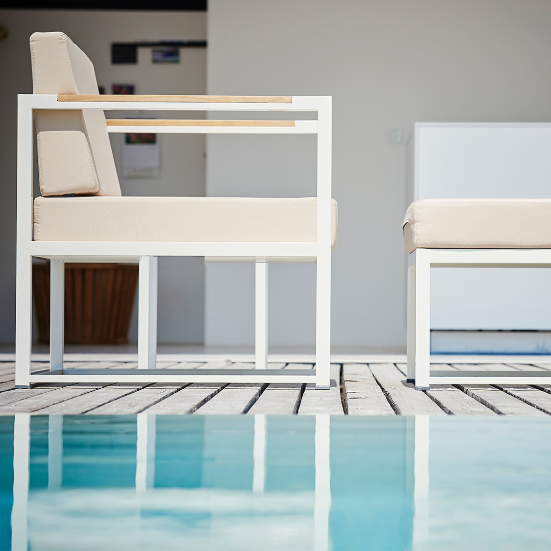 jan kurtz lux lounge armlehnsessel taupe weiss 80483