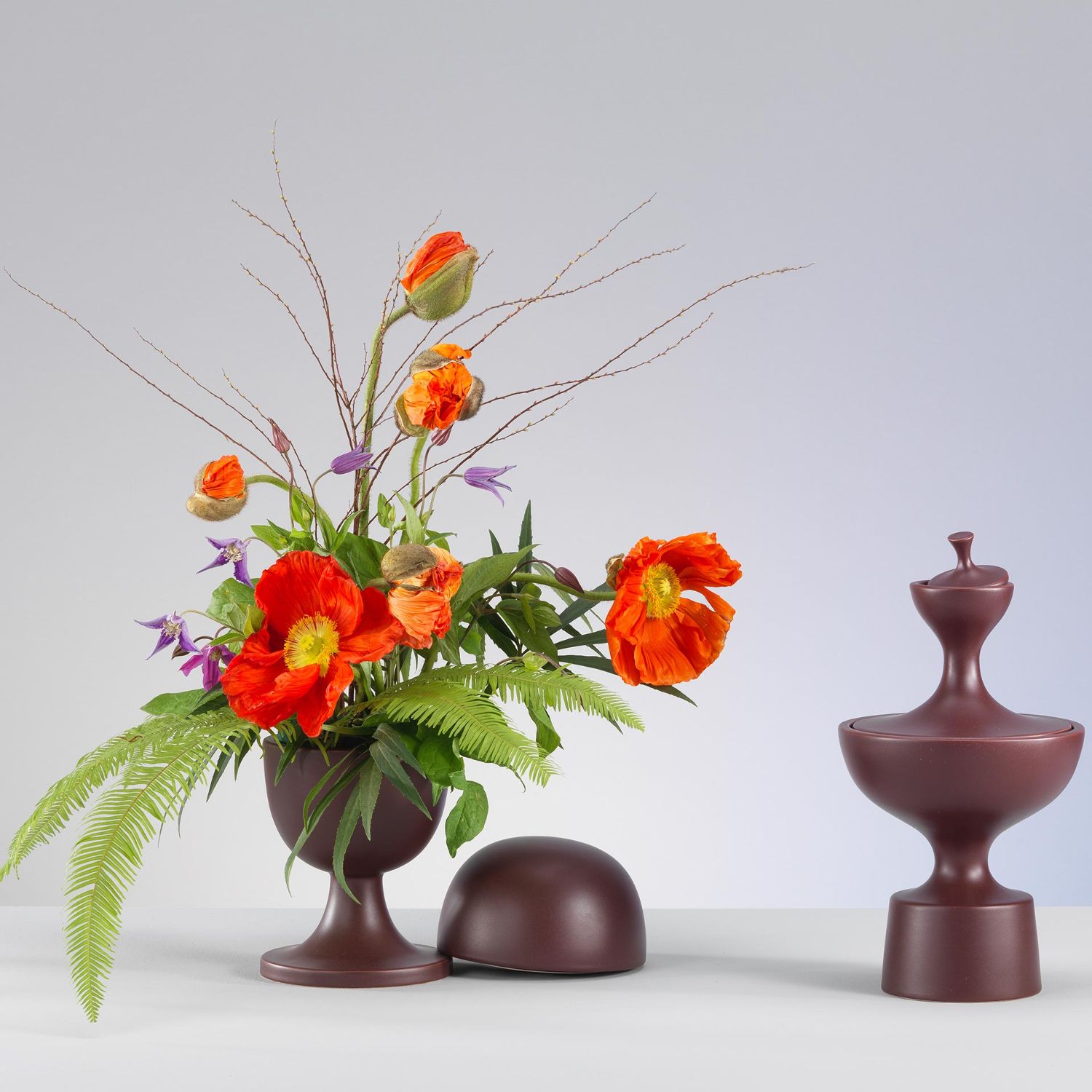 Vitra - Ceramic Container No. 2 dark aubergine