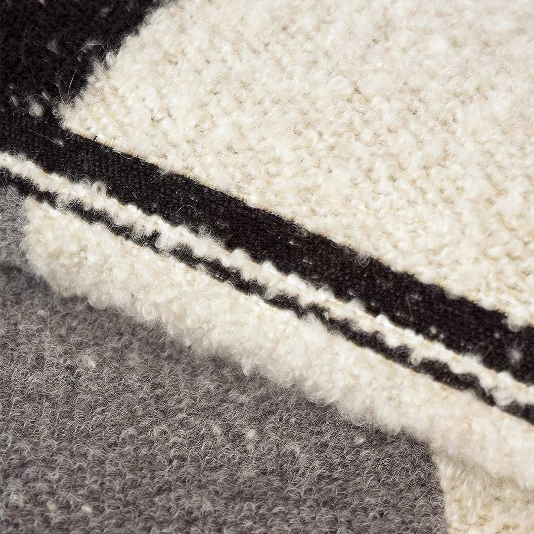 ethnicraft urban plaid decke stoff close up 87880