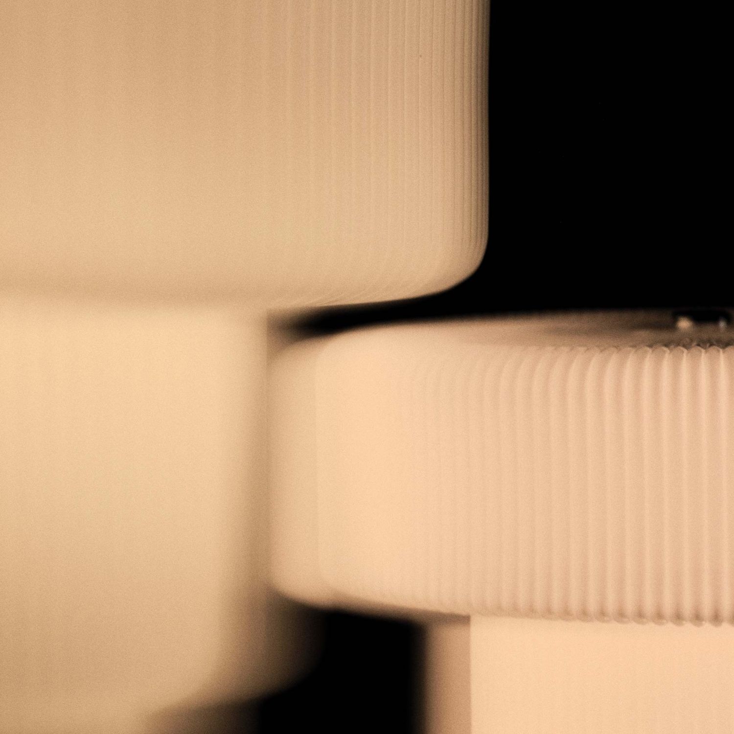 Ferm Living - Ripple portable Lampe H16,5 weiß
