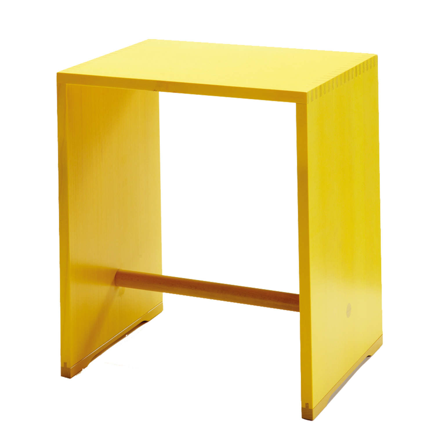 max bill ulmer hocker zitronengelb 91411