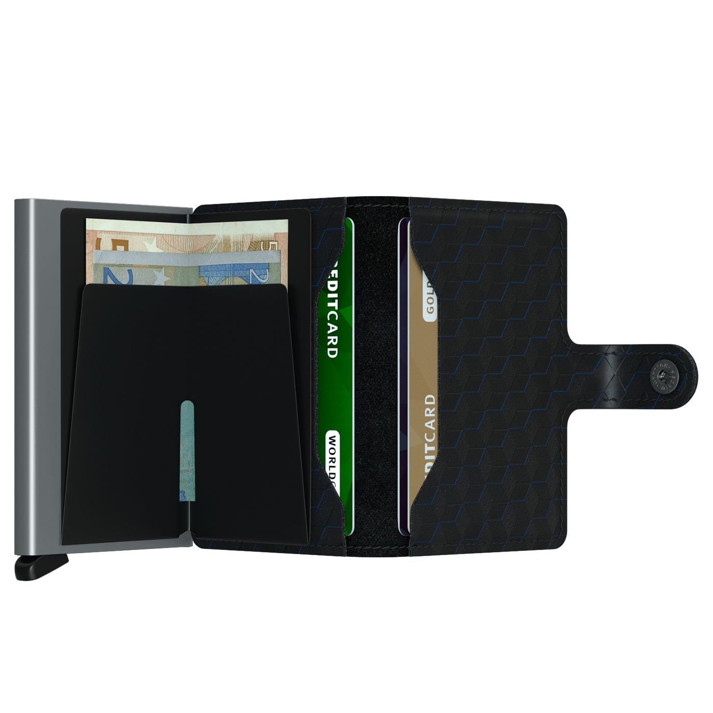 offen secrid miniwallet optical black titanium 53640