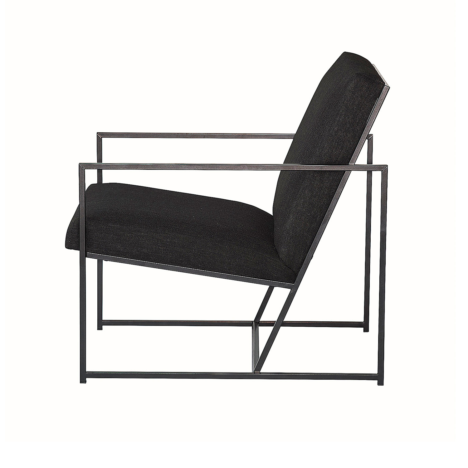 jan kurtz sessel style schwarz seitlich 72879