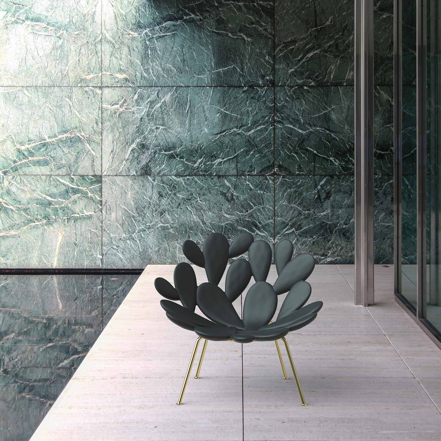 qeebo filicudi loungesessel schwarz raum 97441