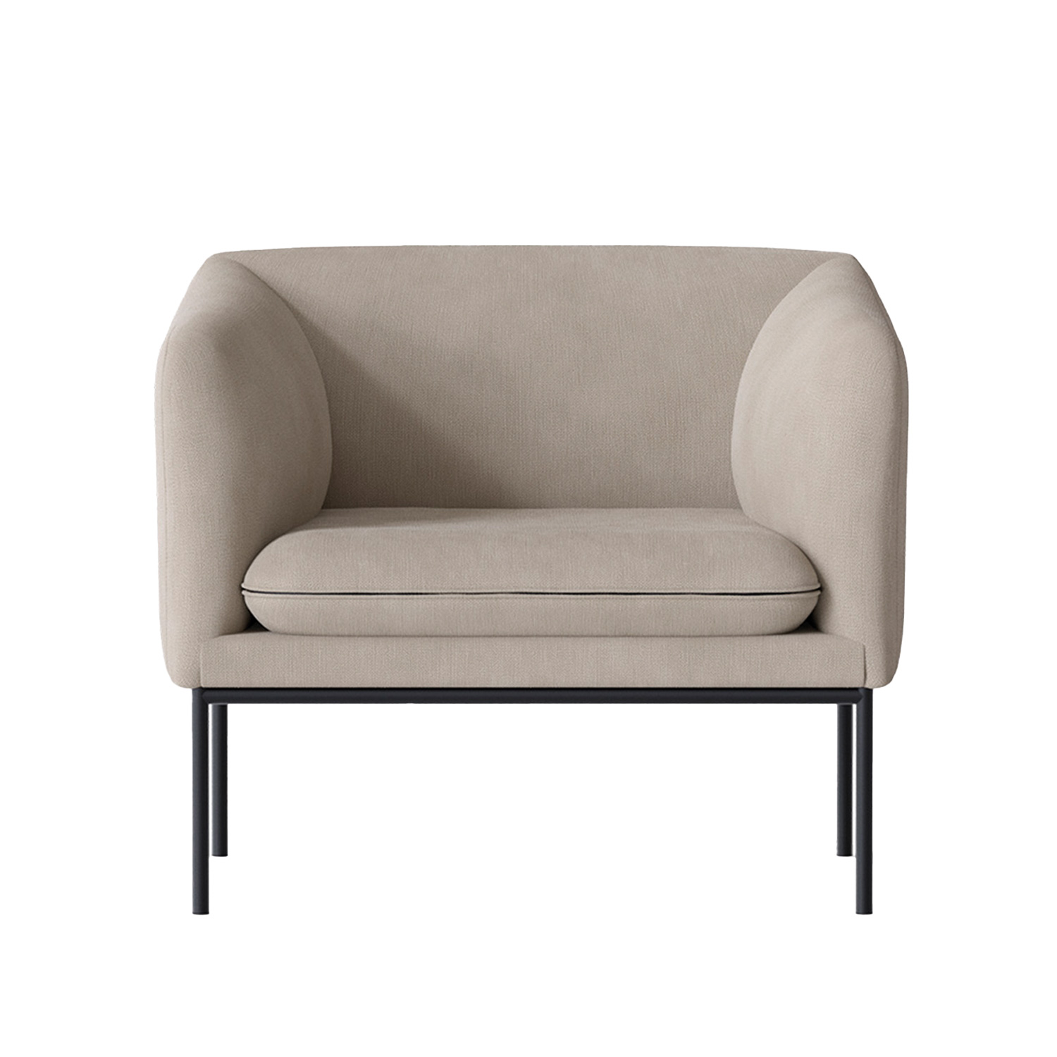 ferm living turn 1 sitzer leinen natur freisteller 85086