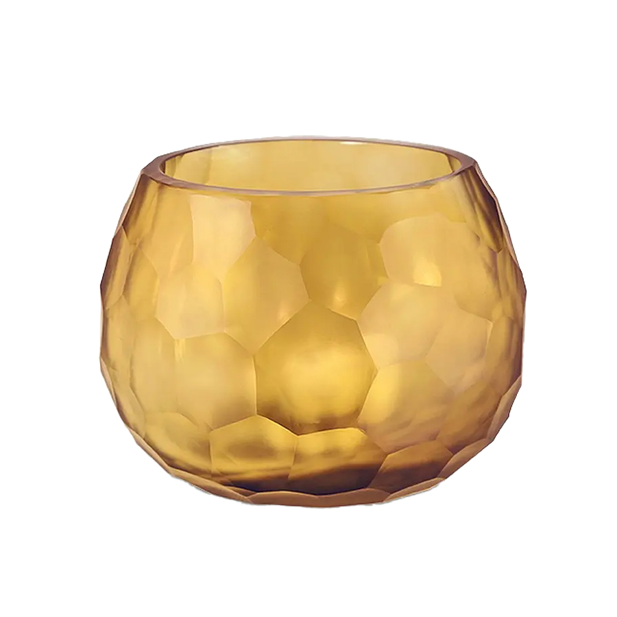 GUAXS - Teelichthalter Somba clear / gold