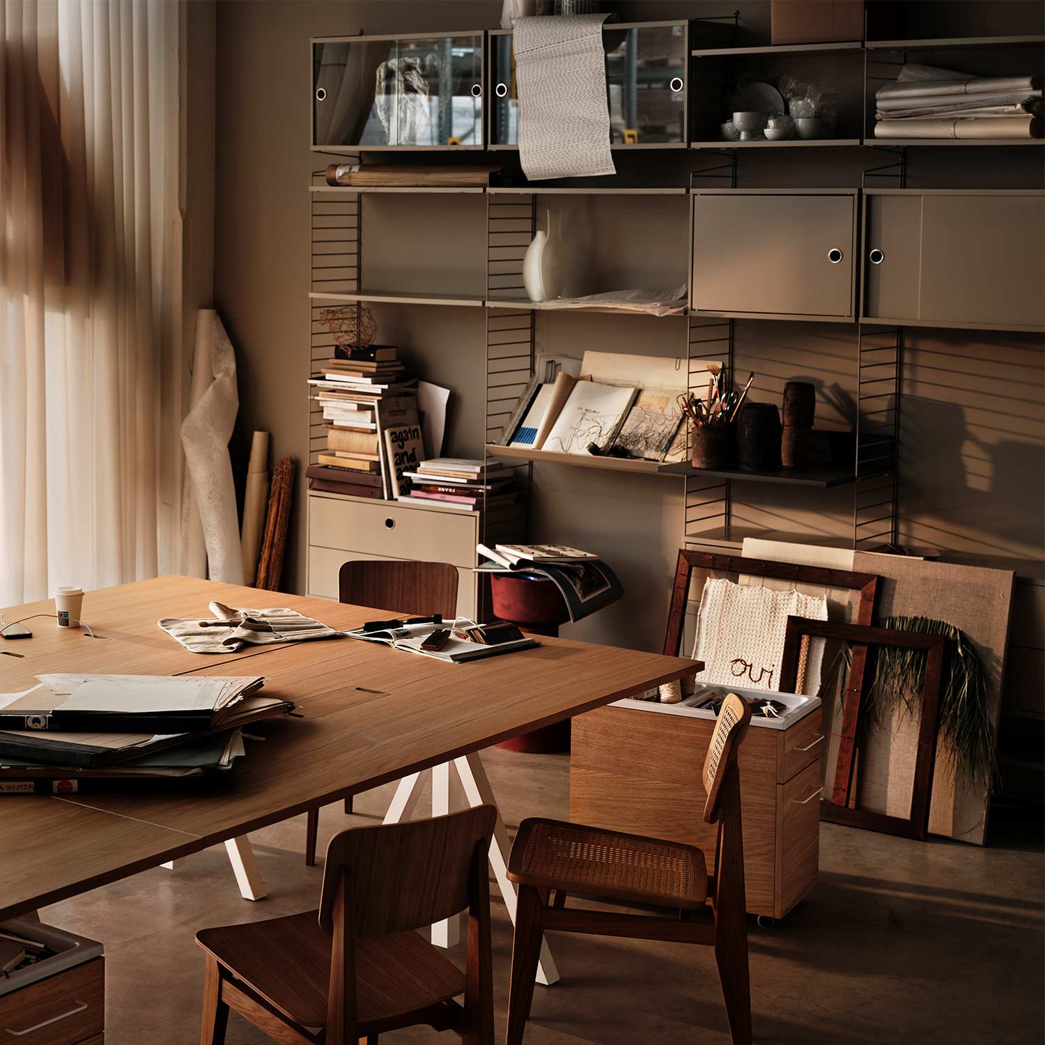 string konferenzraum regalsystem 74829