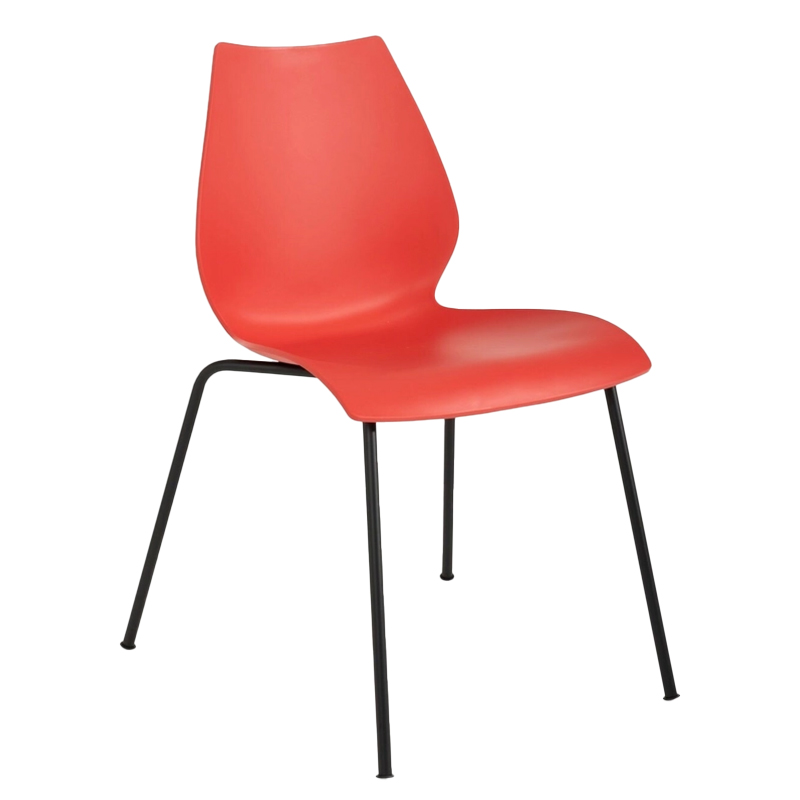 kartell maui stuhl schwarz rot KARN28704M 102811