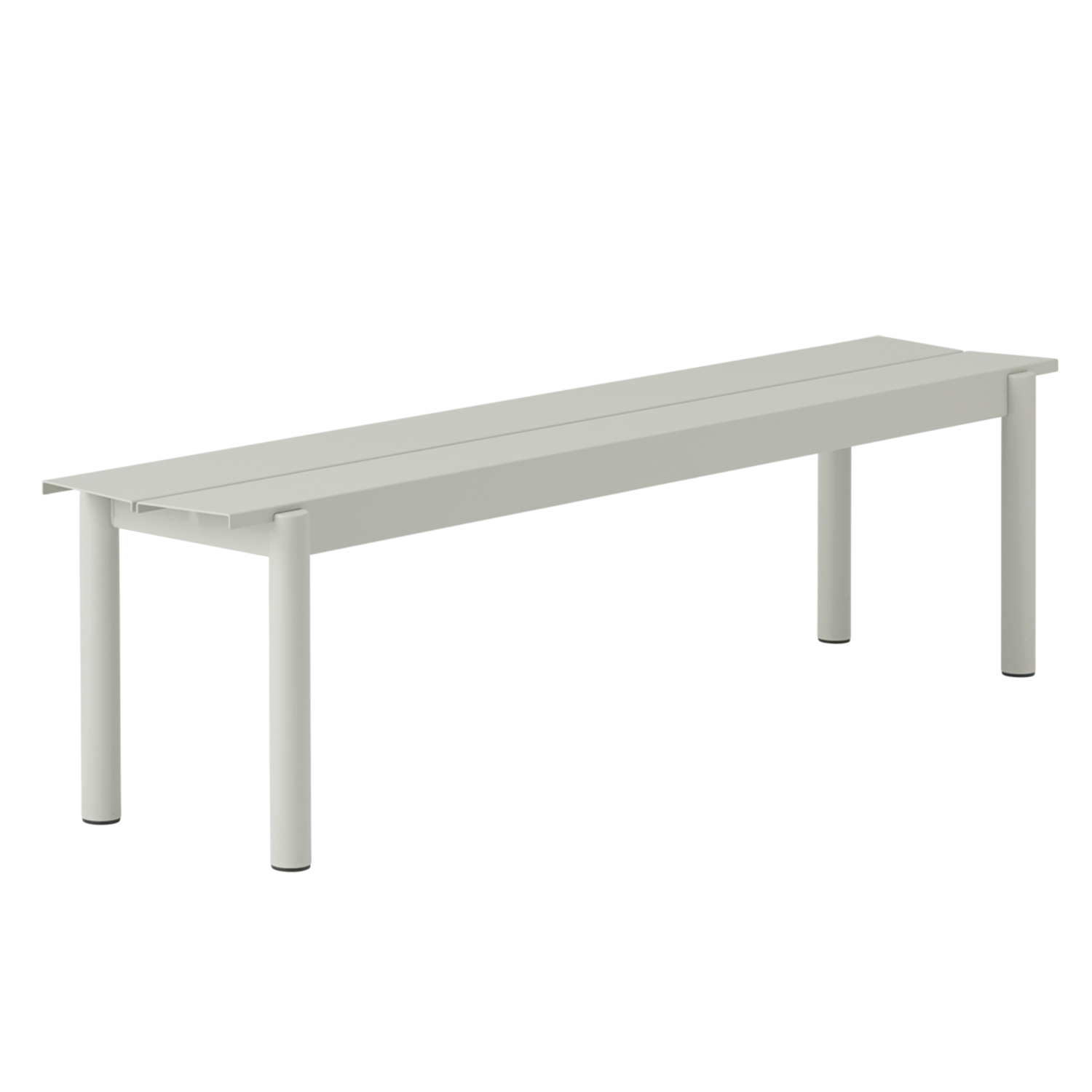 muuto linear steel bench 170 grey 105404