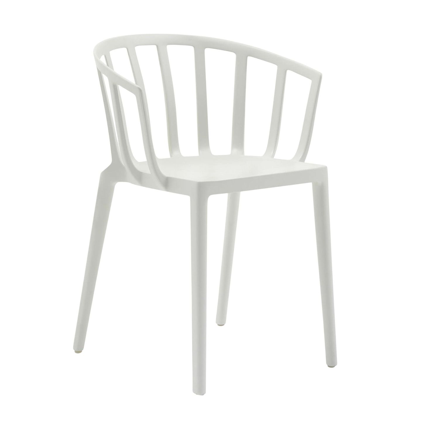 Kartell - Venice Mat Stuhl weiß matt