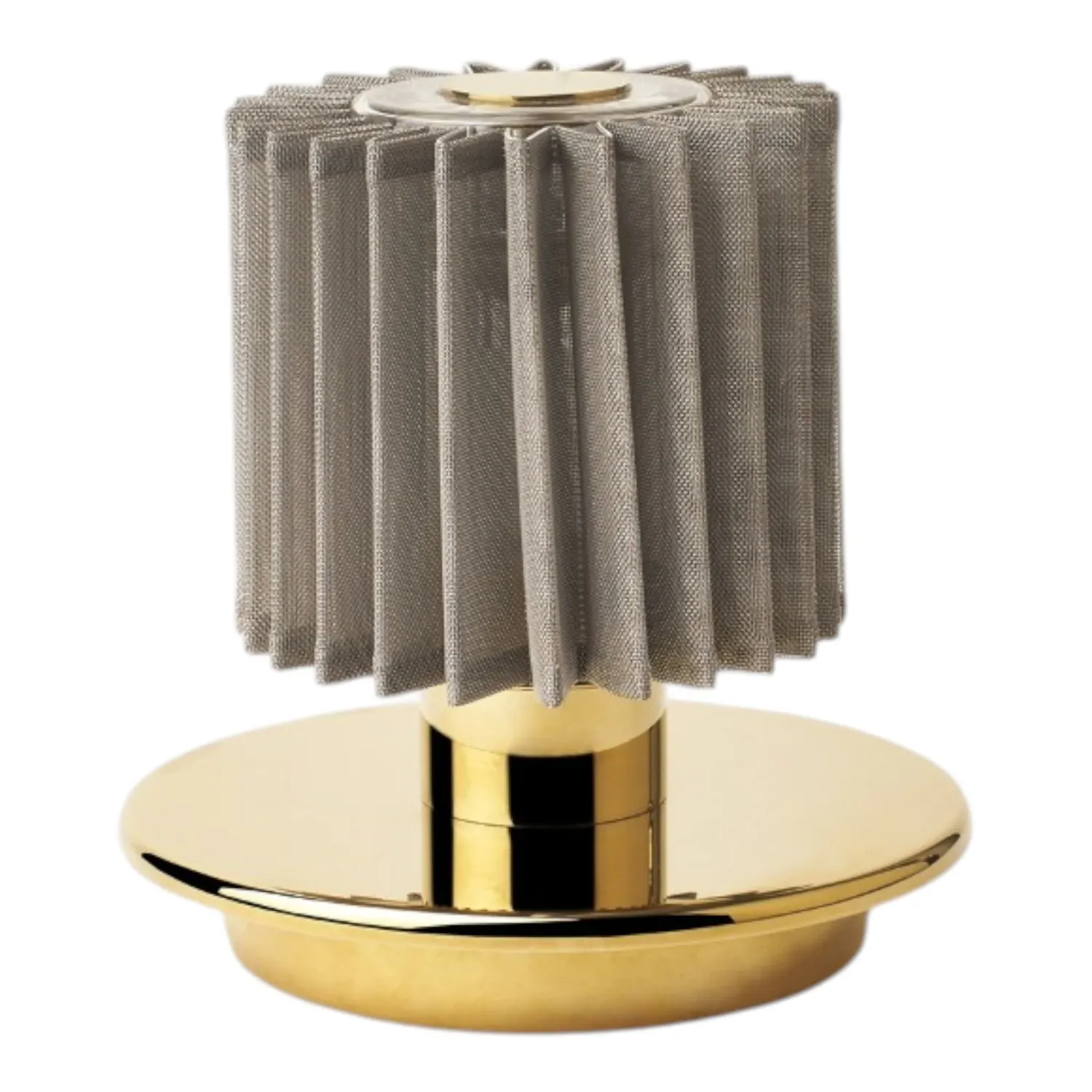 DCW - In The Sun 130 tragbare Tischleuchte gold silber
