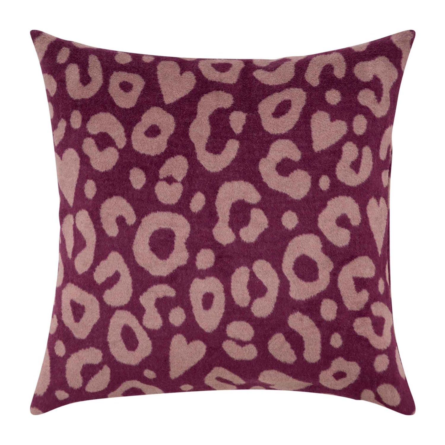 pad - Leo Kissenhülle 50 x 50 cm burgundy