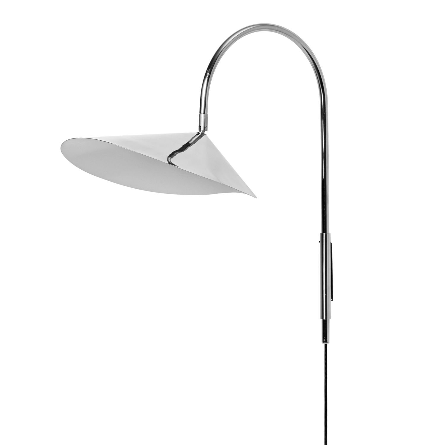Ferm Living - Arum Swivel Wandlampe mit Kabel Edelstahl