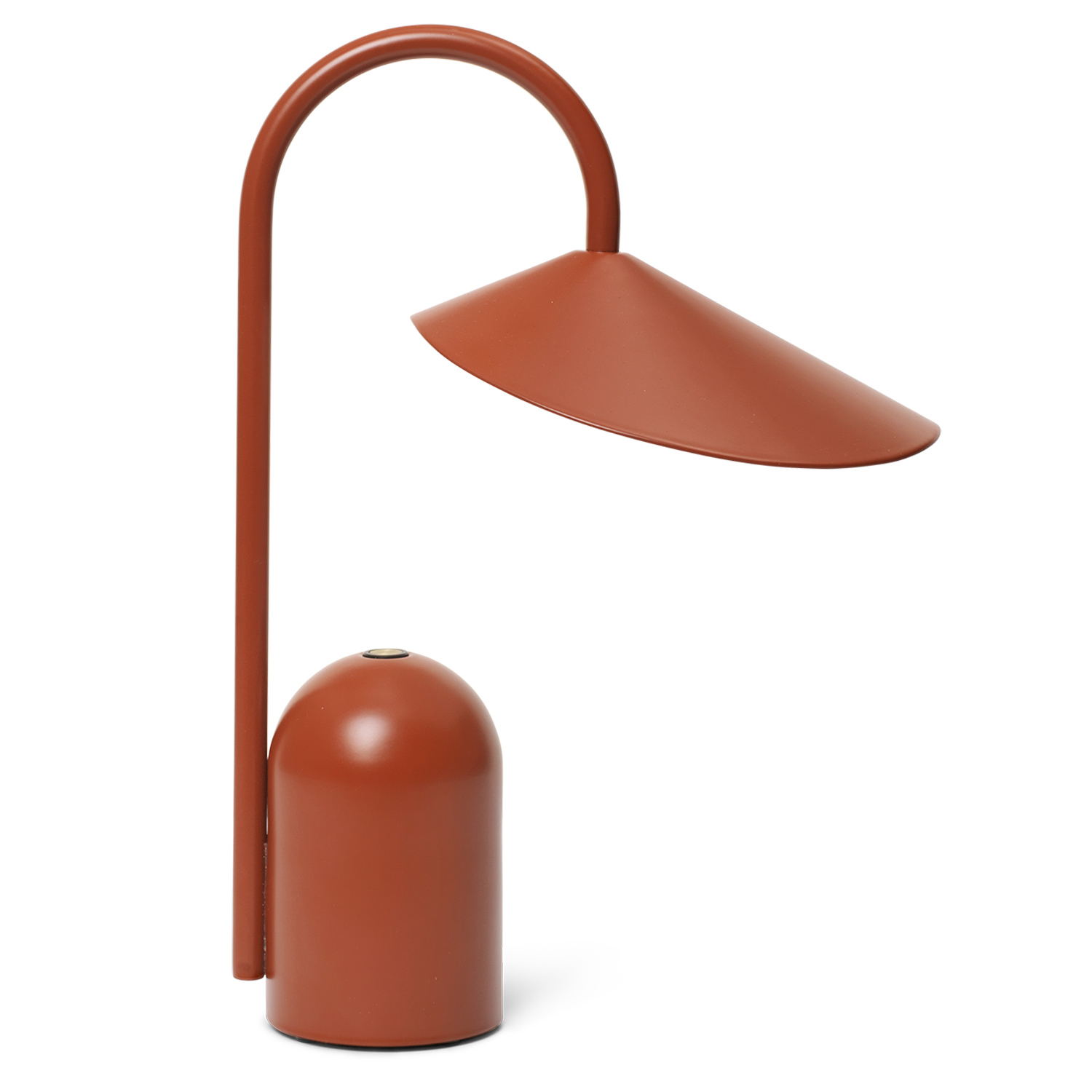 fermLIVING Arum Tragbre Leuchte SS24 oxidered 101016