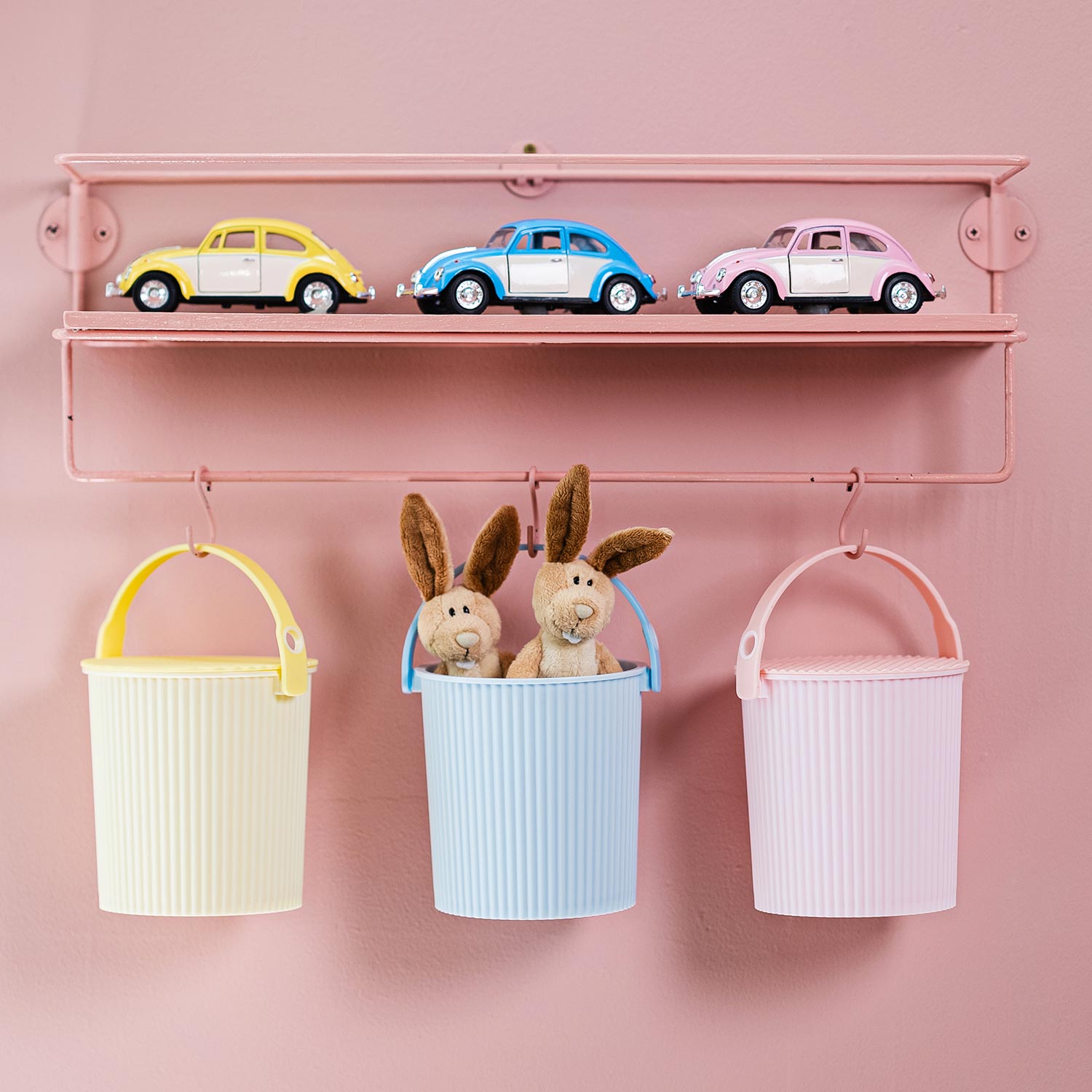 Hachiman - Omnioutil Eimer mit Deckel 0,7 l purple