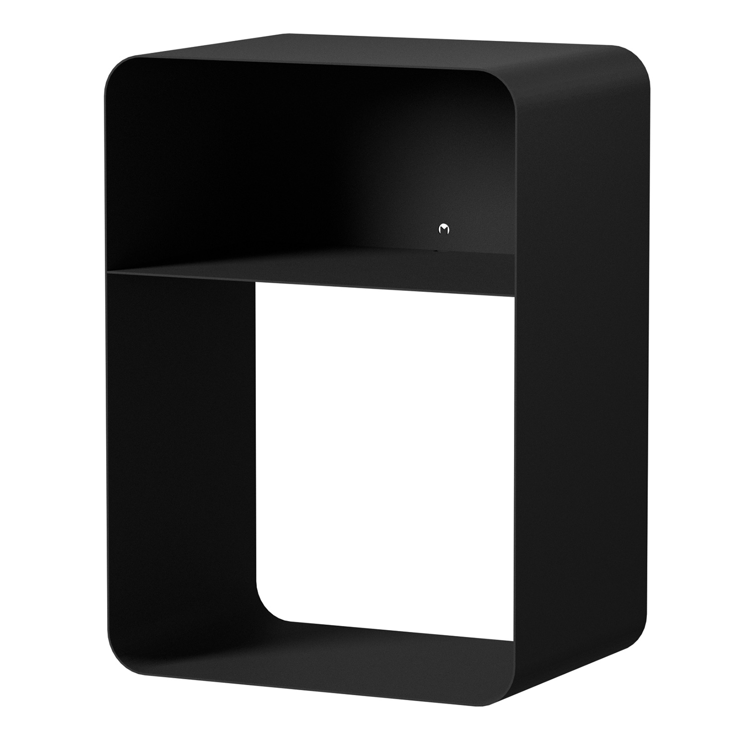 Metallbude - Damio Nachttisch schwarz