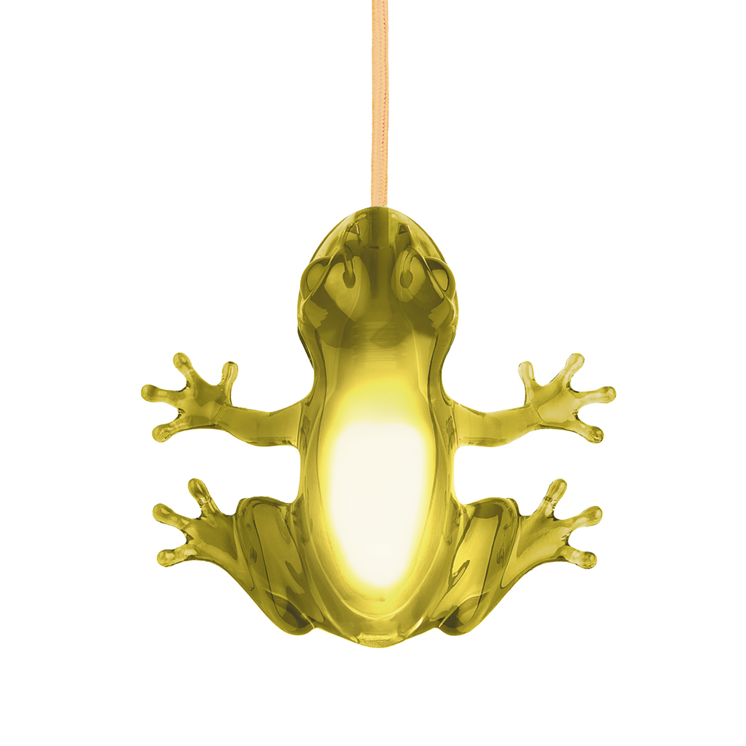 qeeboo hungry frog leuchte topaz 100280