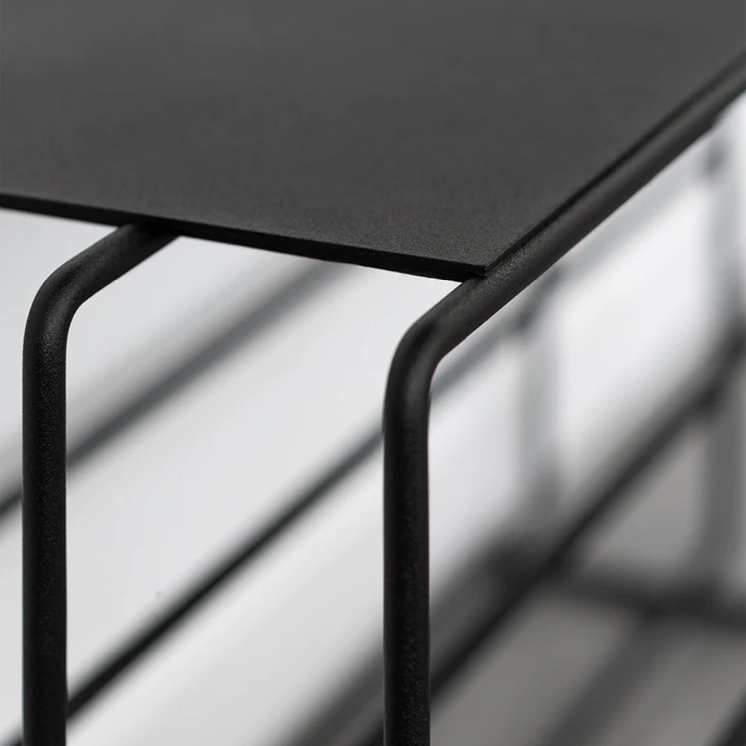 metallbude neva schuhregal schwarz close up 96721