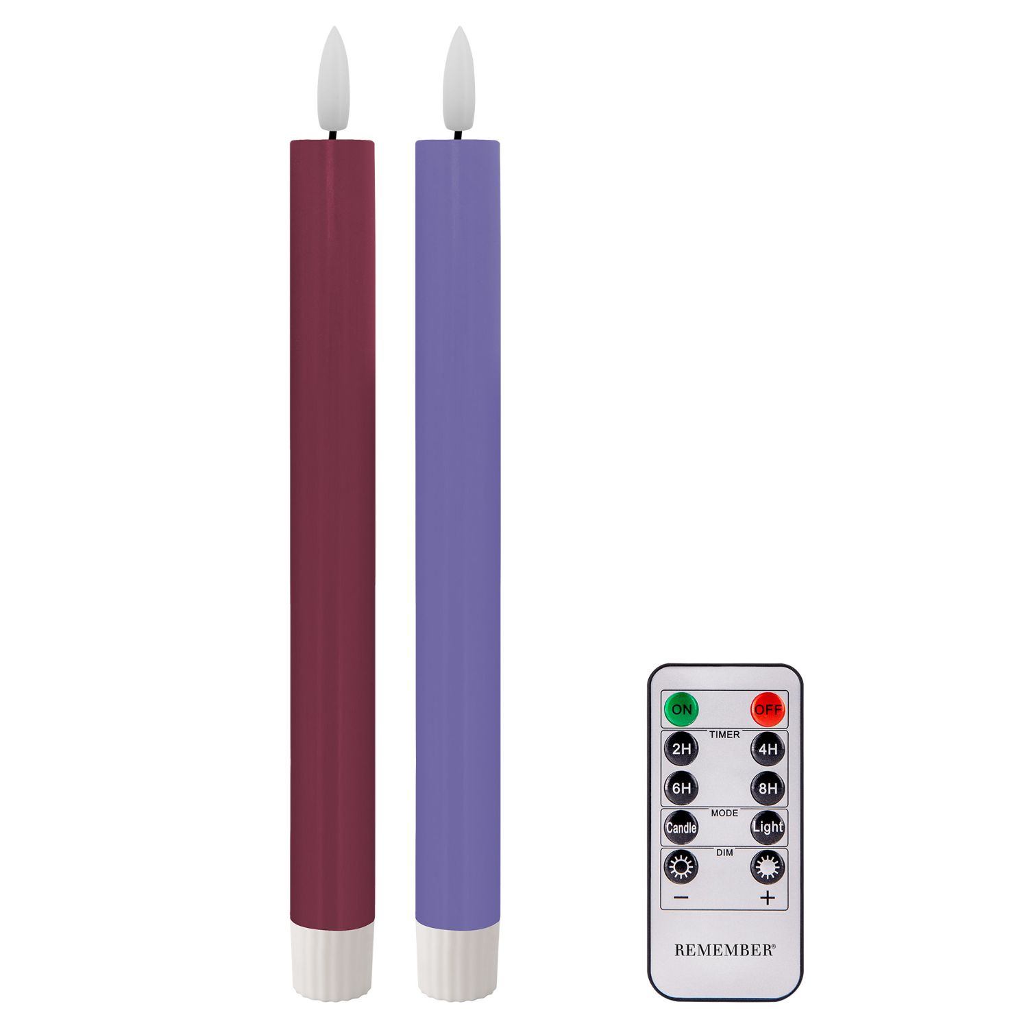 REMEMBER - LED Stabkerzen-Set Tore
