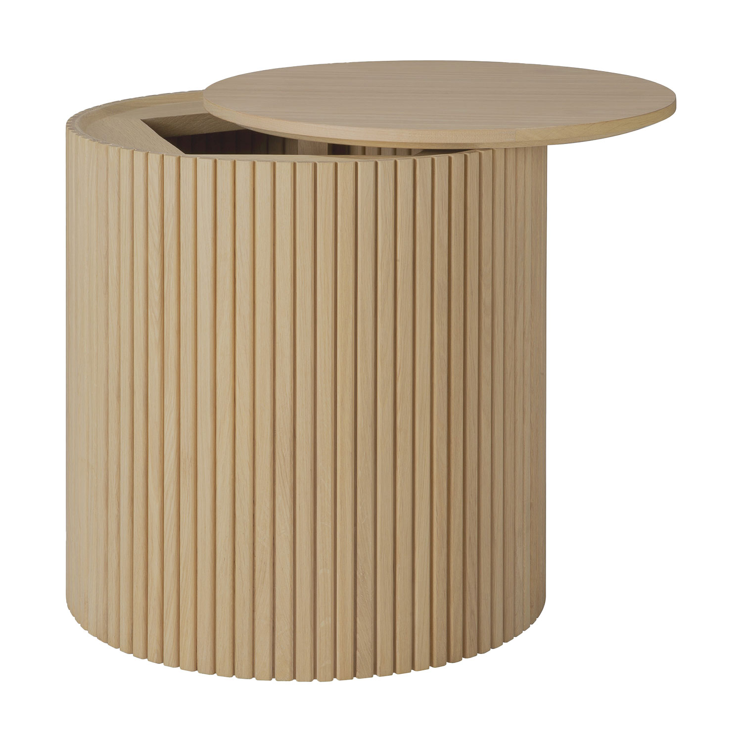 Ethnicraft - Roller Max Beistelltisch eiche rund