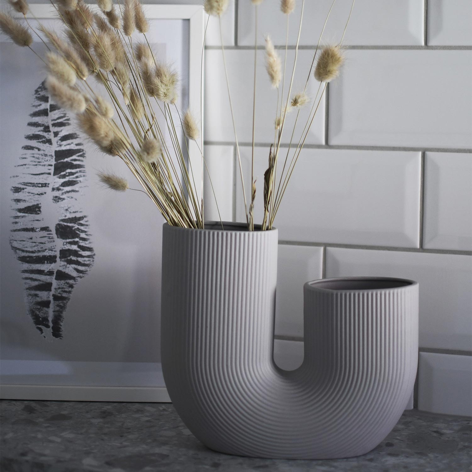 vase storefactory stravalla hellgrau 77973