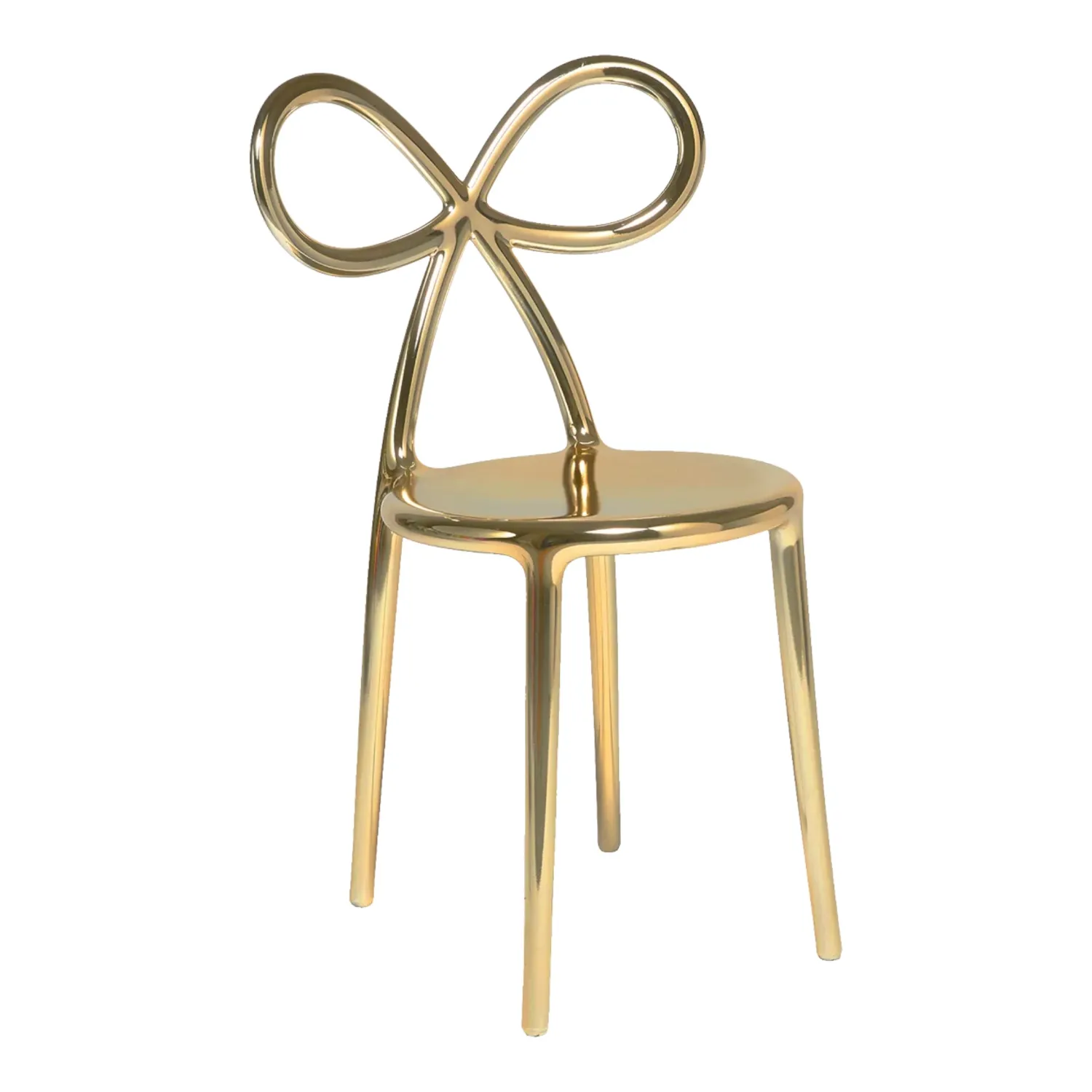 Qeeboo - Ribbon Stuhl Metal Finish