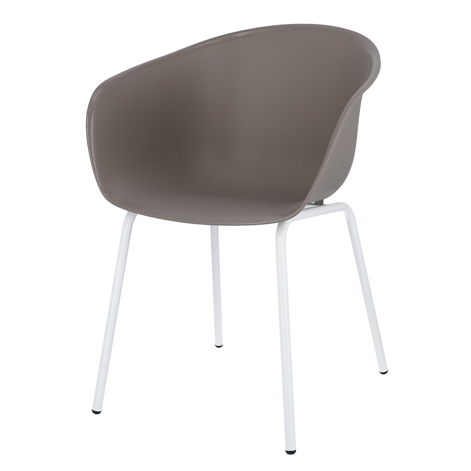 Jan Kurtz - Mato Stuhl taupe-weiß