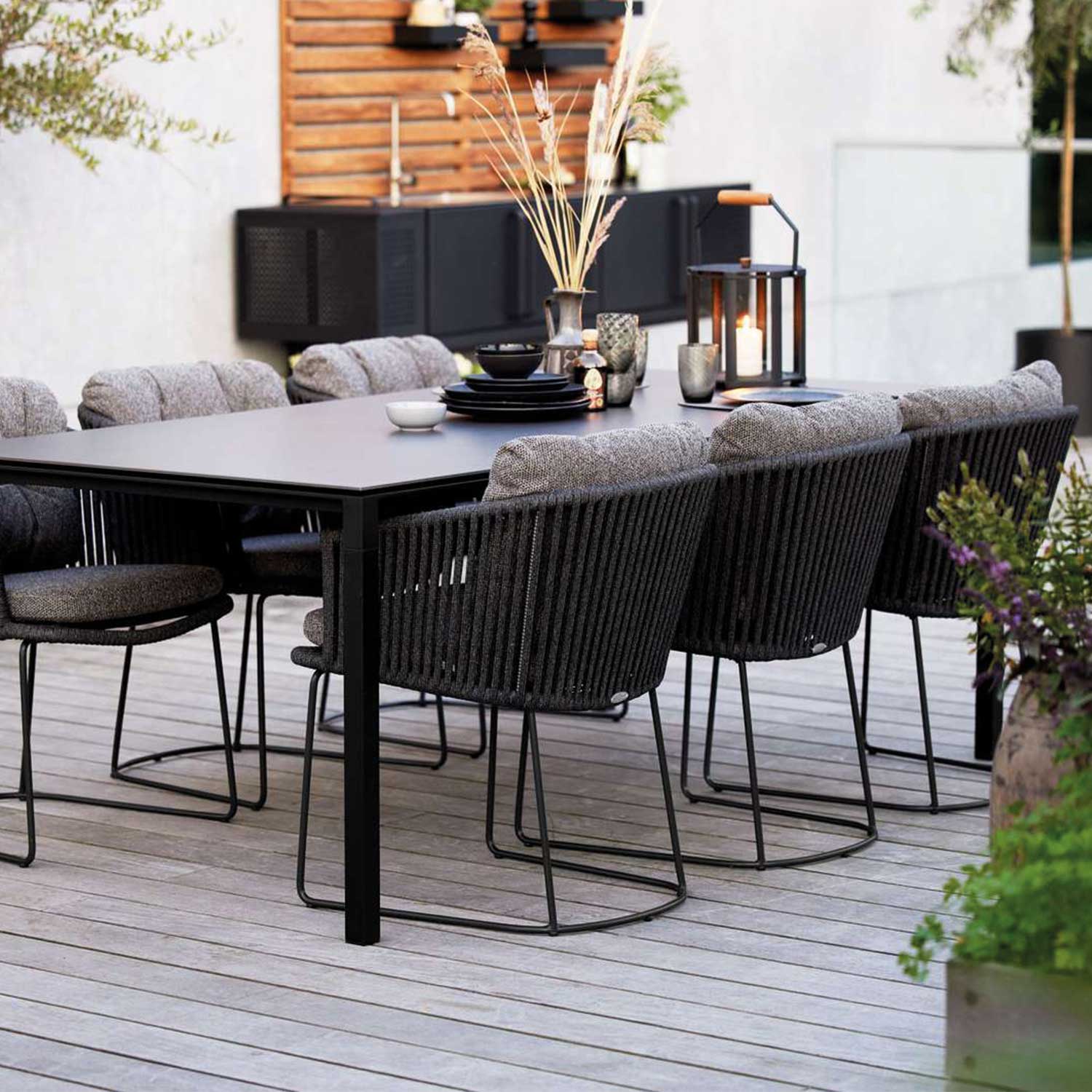 cane line pure gartentisch 79393