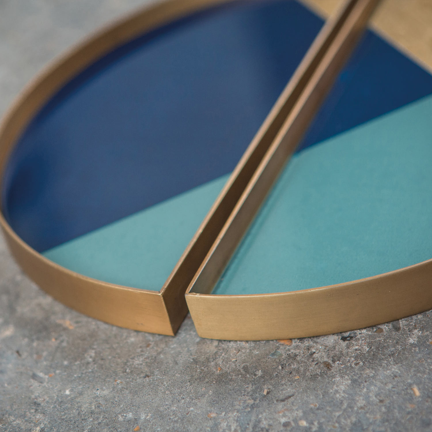 ethnicraft geometric glastablett einzeln von oben 84487