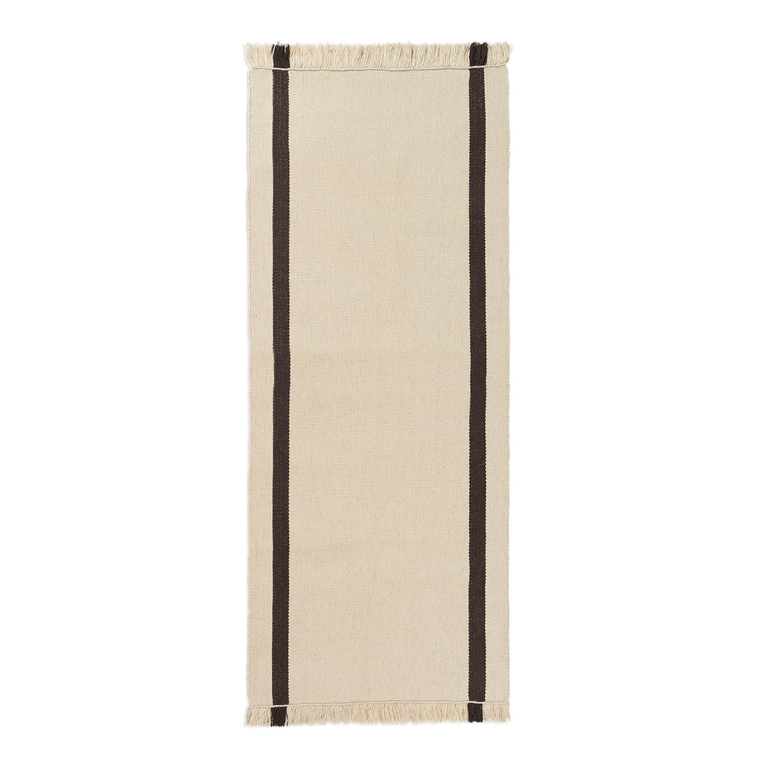 fermLIVING Calm Kelim Laeufer 80x200 Off whiteCoffee 1104268451 101113