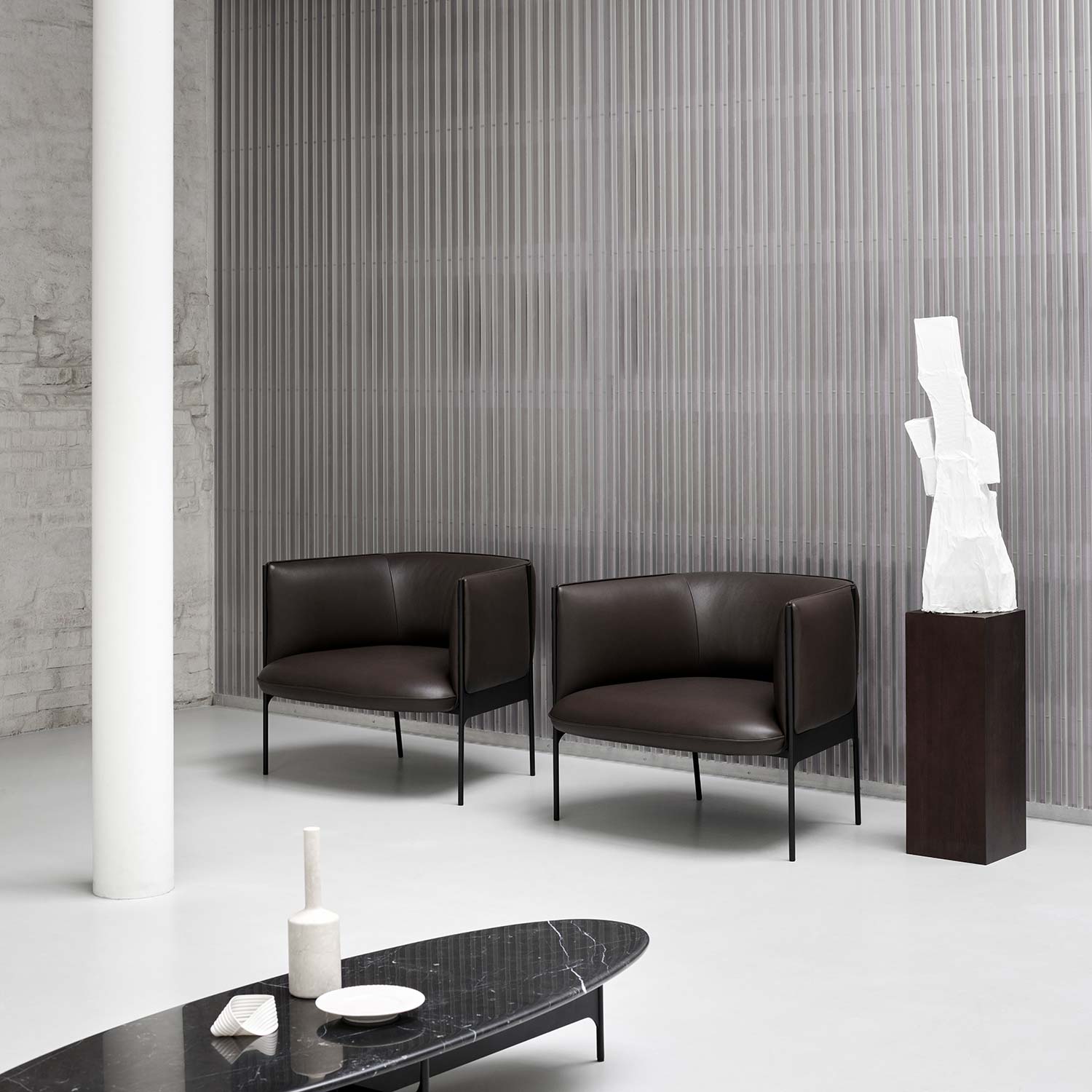 design sessel wendelbo sepal parma mocca seitlich 94513