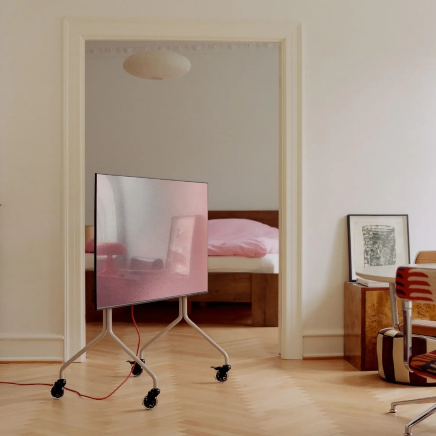 Pedestal - Moon TV-Ständer powder blue