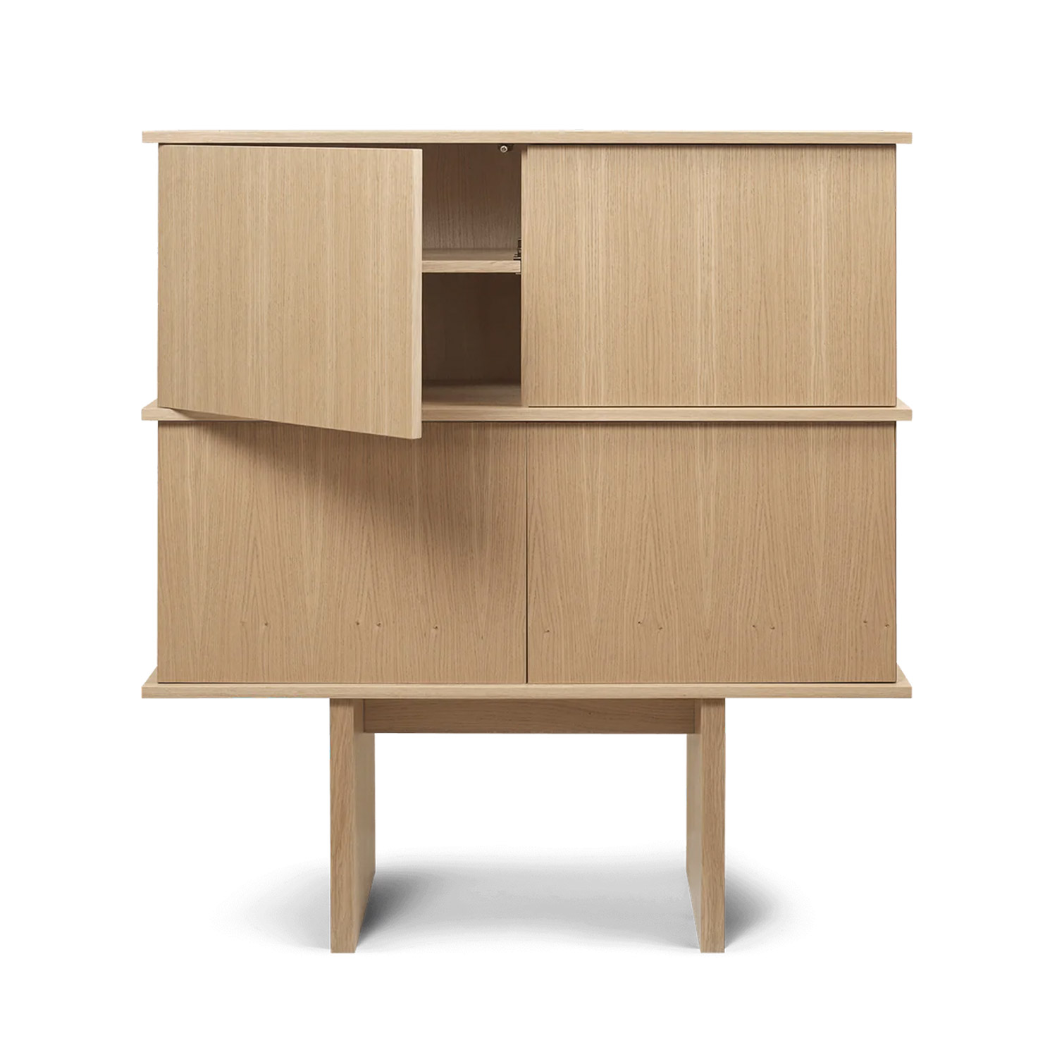 ferm LIVING Stilt Sideboard doppelt eiche natur 1104270263 geoeffnet 104353