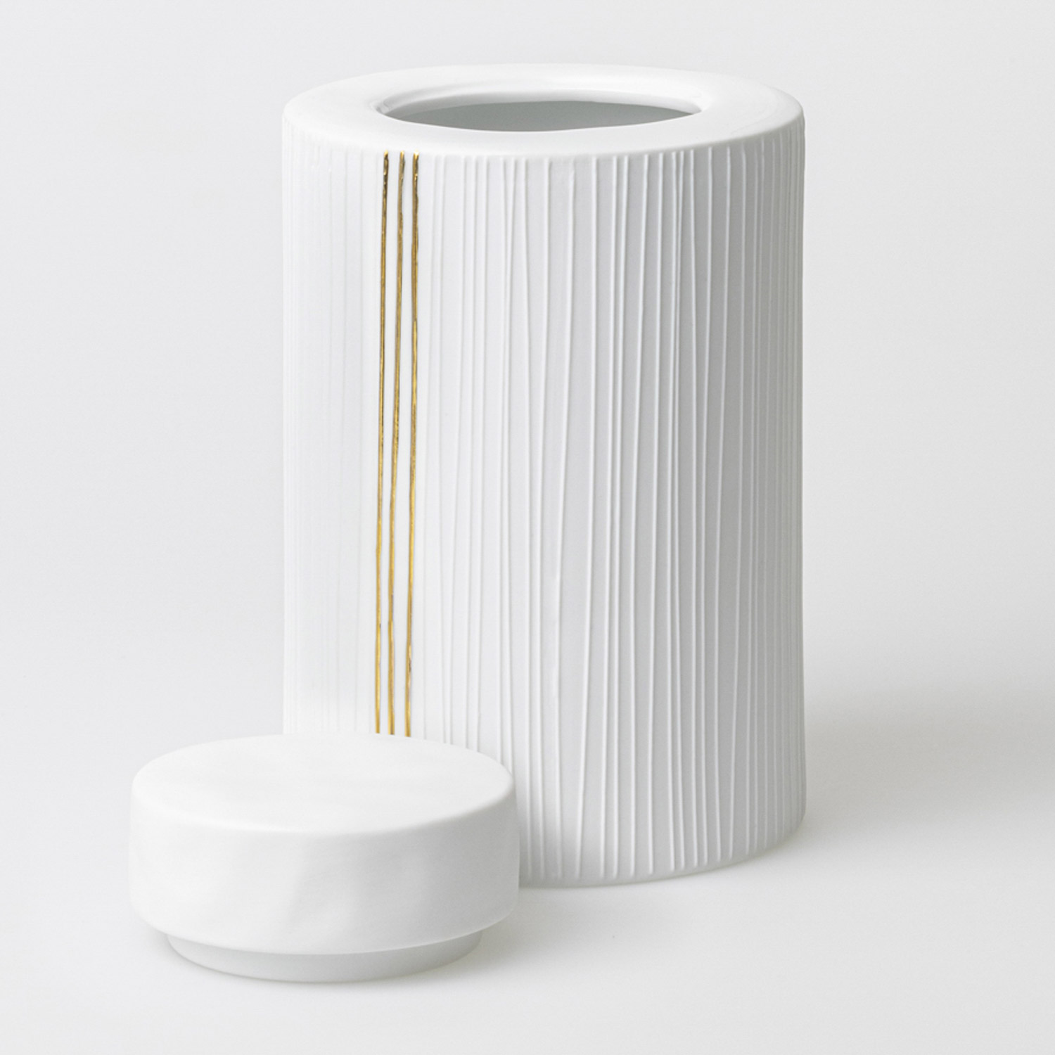 Porzellandose von Raeder Design Ausfuehrung Streifen 16990 100535