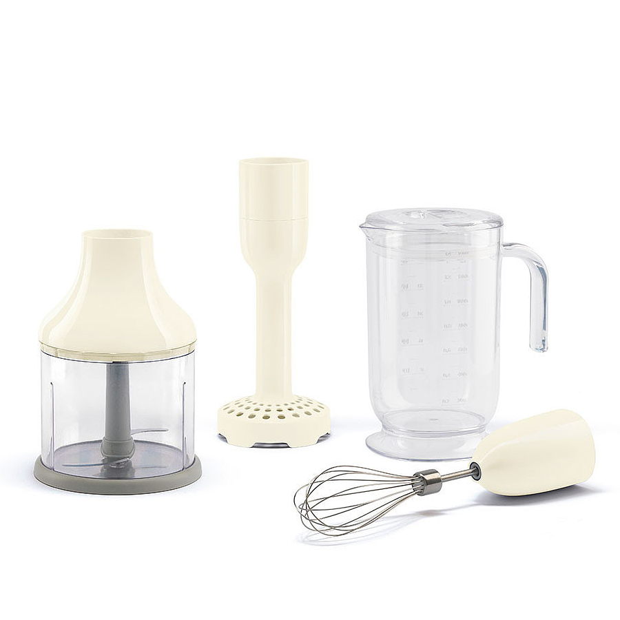 smeg stabmixer zubehoerset creme 56095