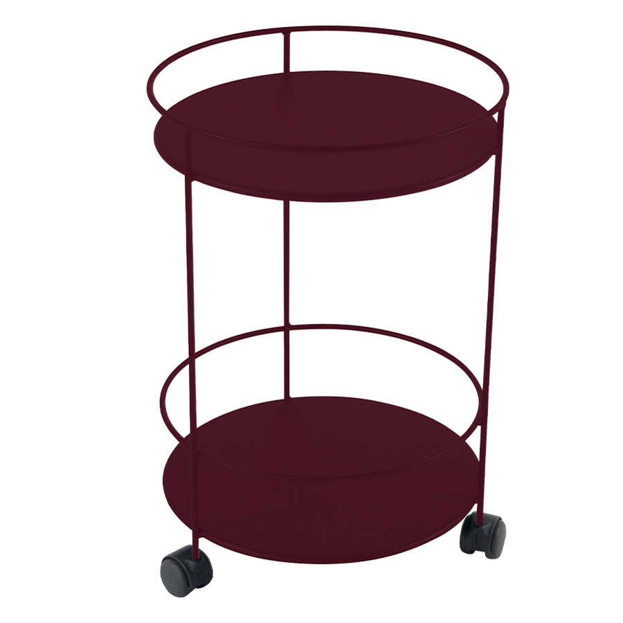 fermob guinguette servierwagen schwarzkirsche 88508