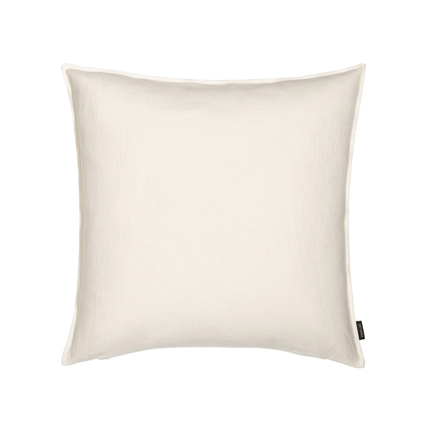 Proflax - Leinen Kissenhülle 40 x 40 cm offwhite