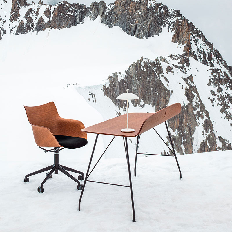 schreibtisch earl of wood kartell 102458