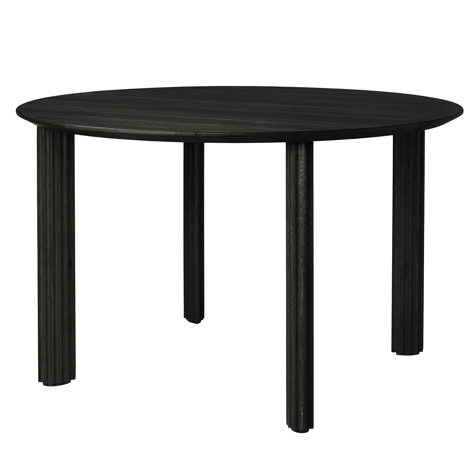 umage comfort circle tisch eiche schwarz 65763