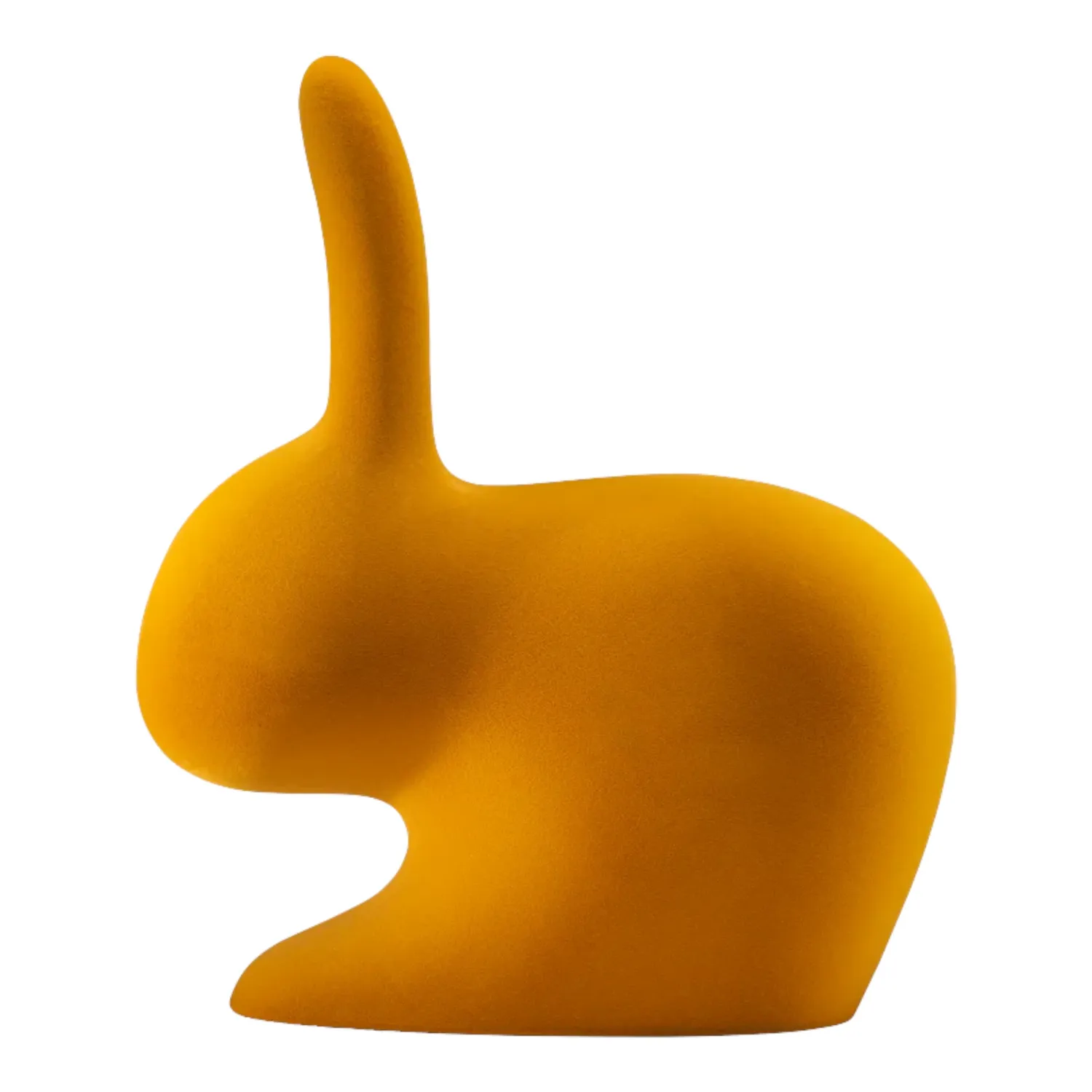 Qeeboo - Rabbit Stuhl Velvet Finish dark gold