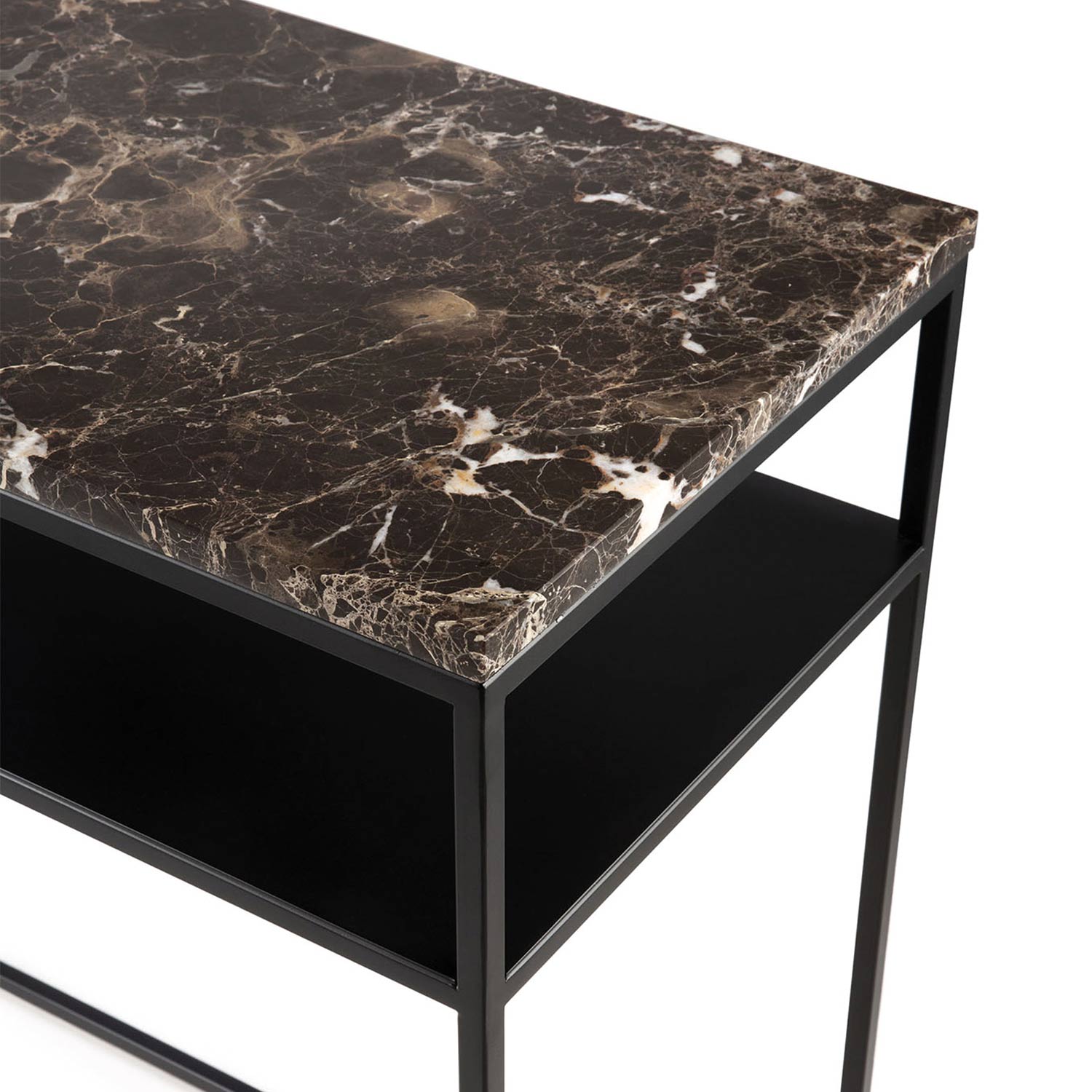 ethnicraft stone konsole dunkler emperador marmor freisteller kante close up 88039