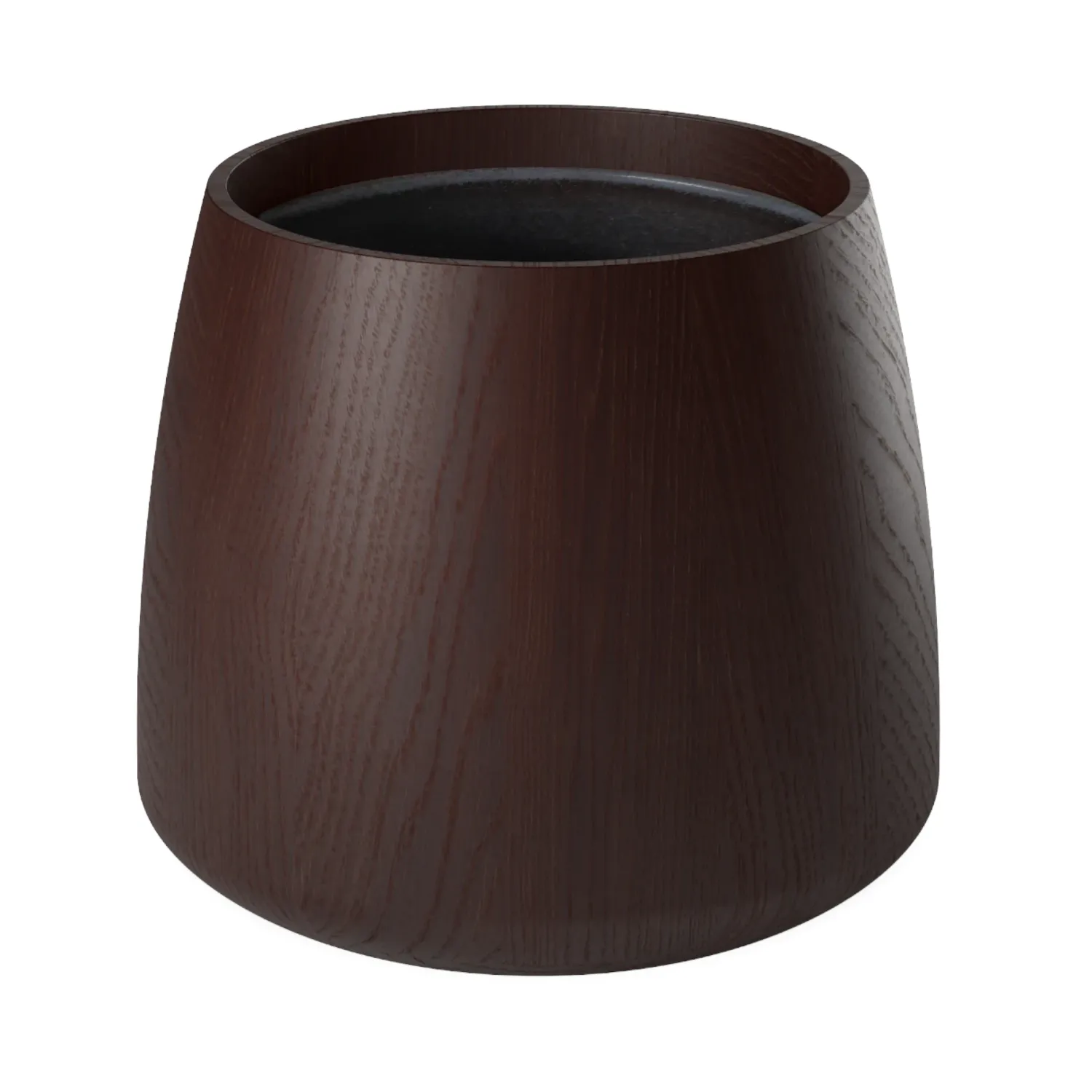 Decor Walther - ONYO Vase m. Steingutbehälter esche dunkel
