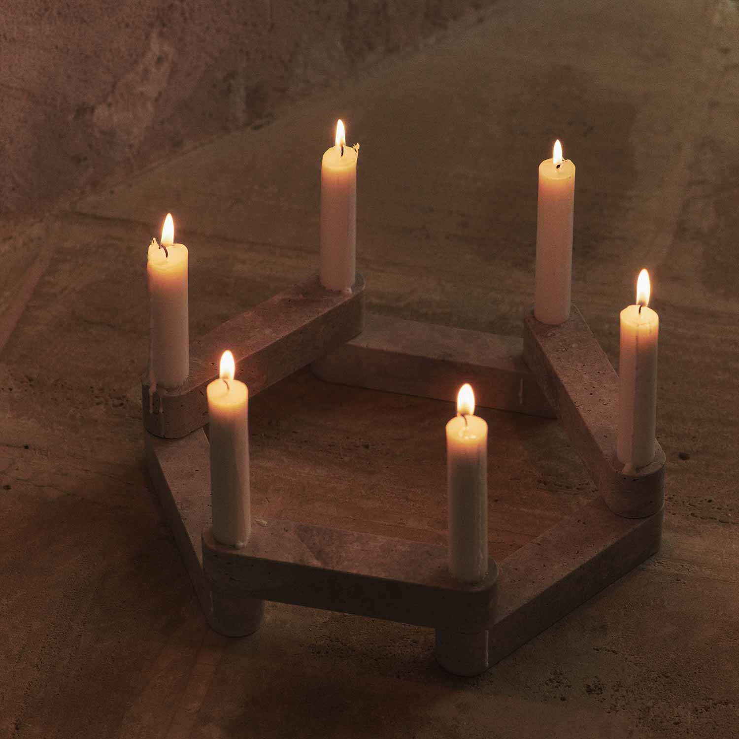 Ferm Living - Newel Modulares Kerzenhalter-6er-Set