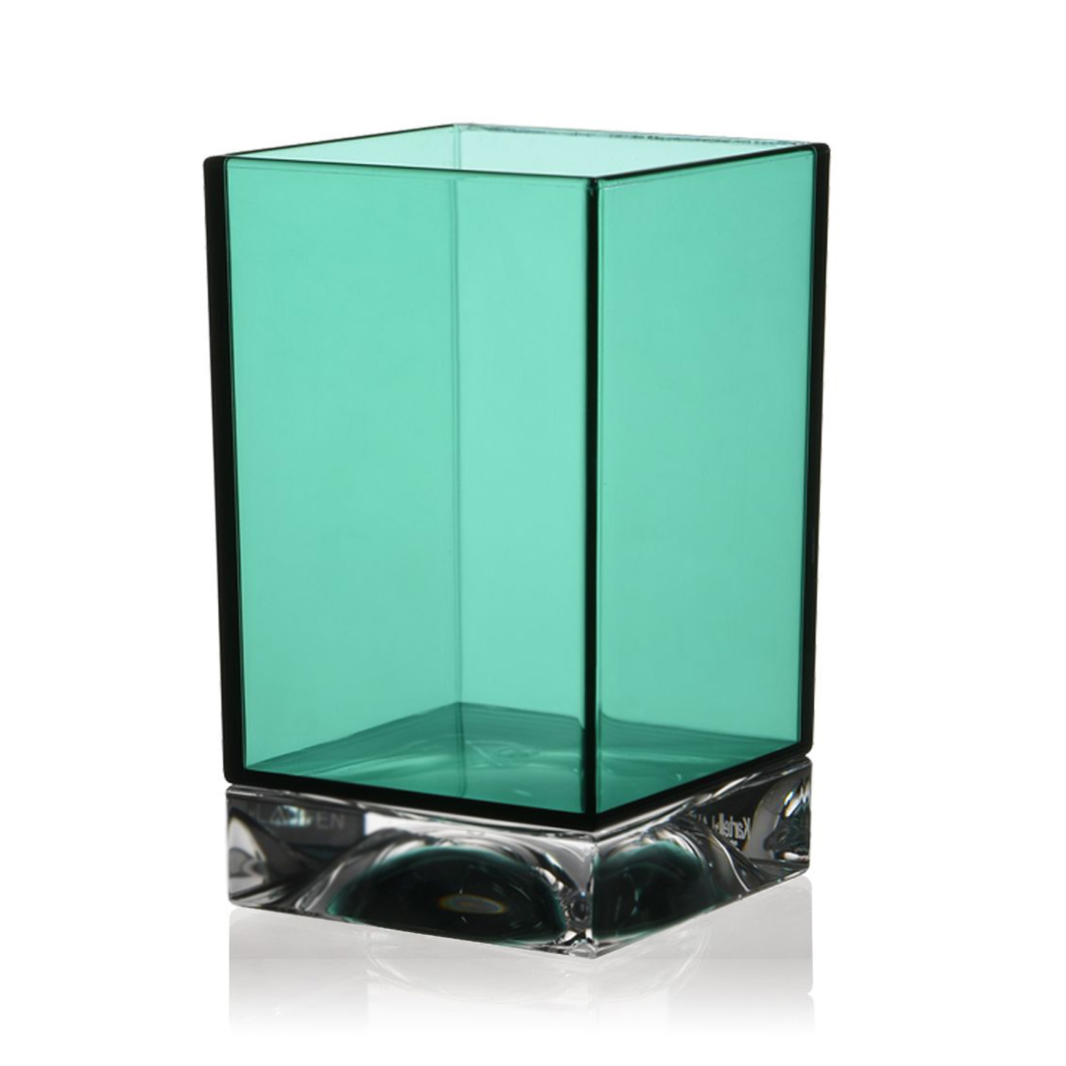 4 boxy ambiente Zahnbrstenhalter seite aquamaringrn