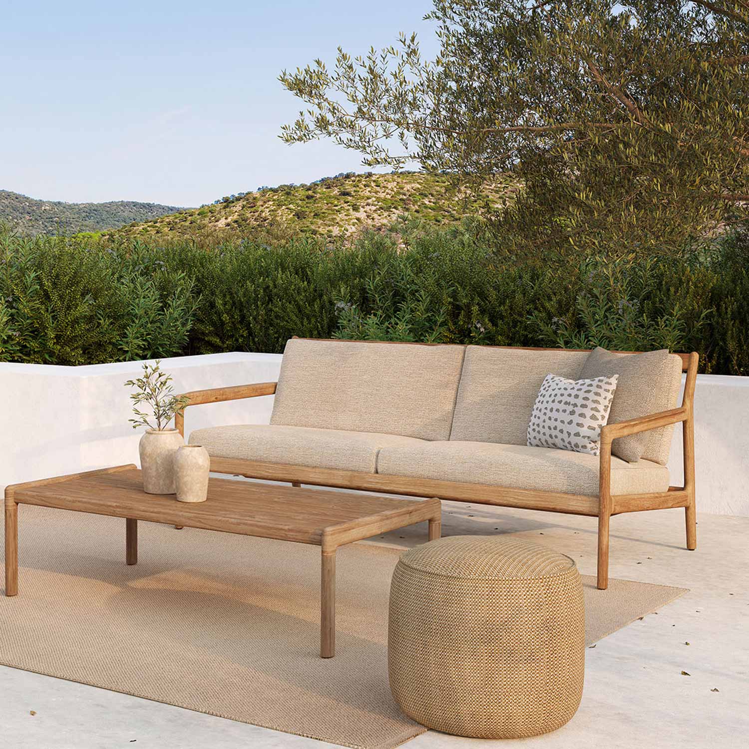 ethnicraft nomad indoor outdoor teppich hafer amb1 91567