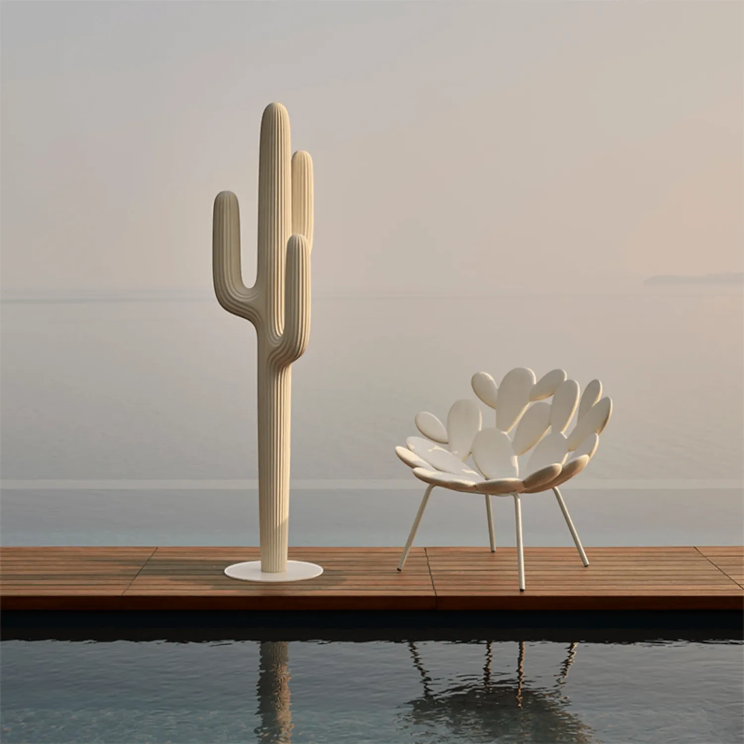 Qeeboo - Saguaro Kleiderständer ivory