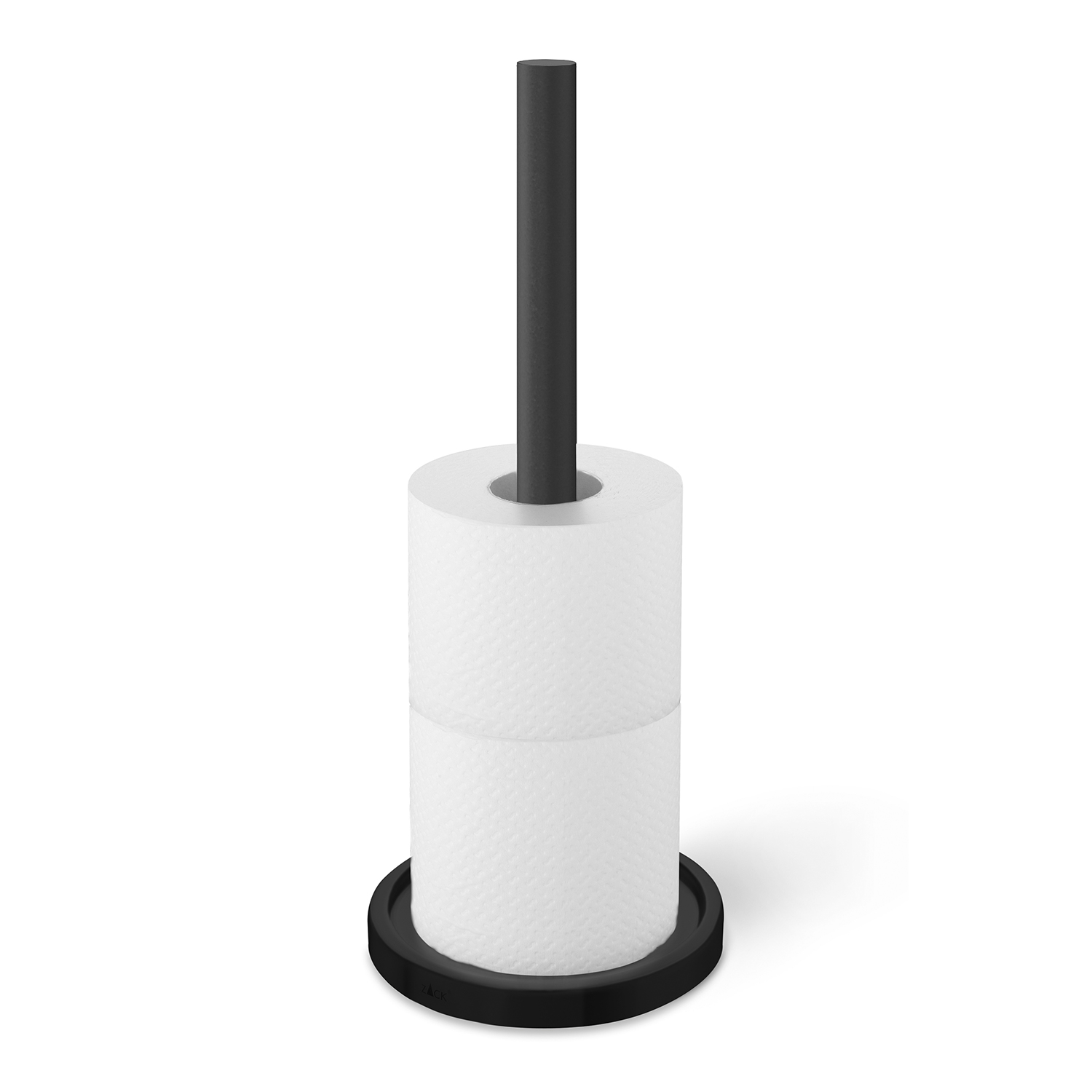 zack mimo ersatz toilettenpapierhalter schwarz 73332