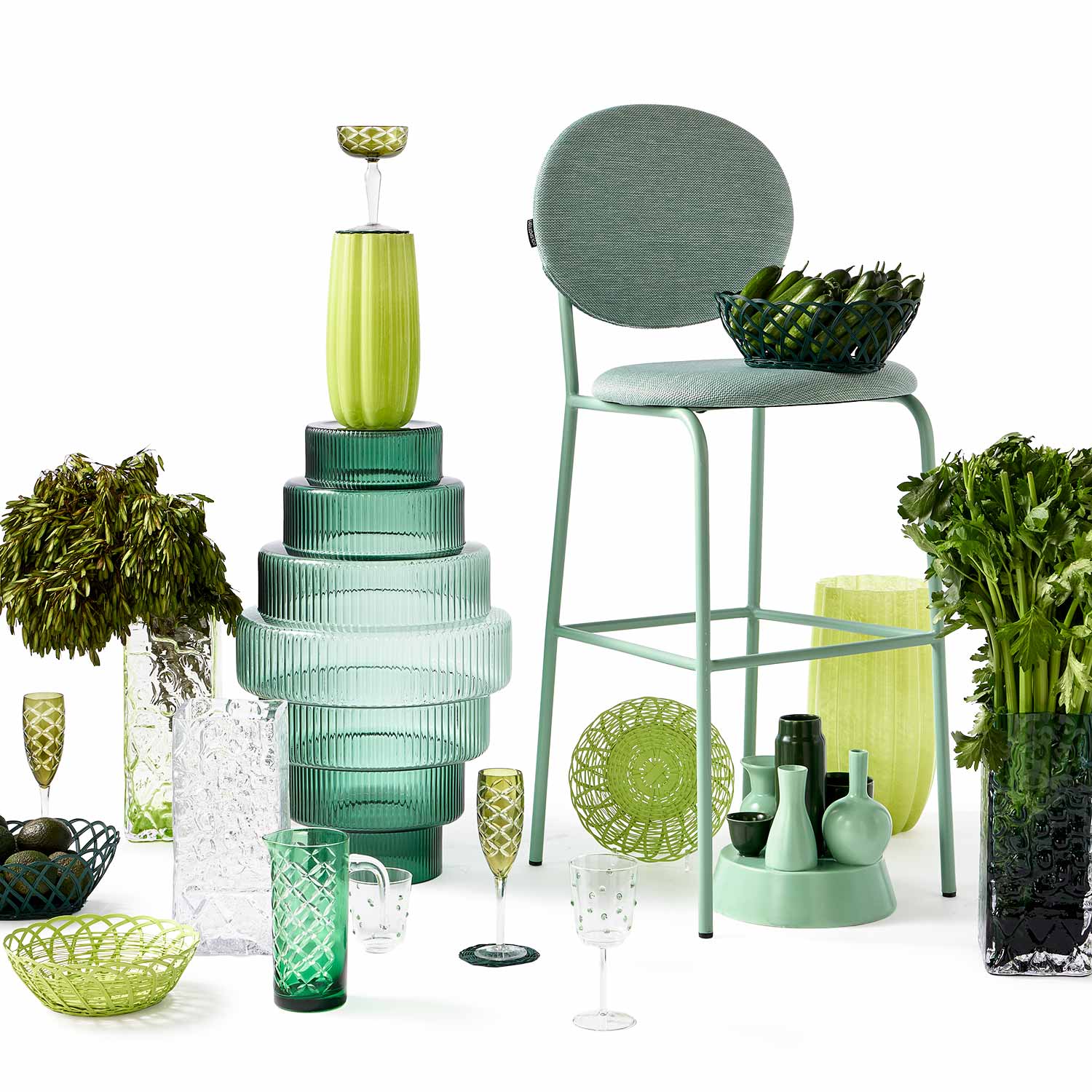 pols potten nob weinglas gruen uebersicht 99088