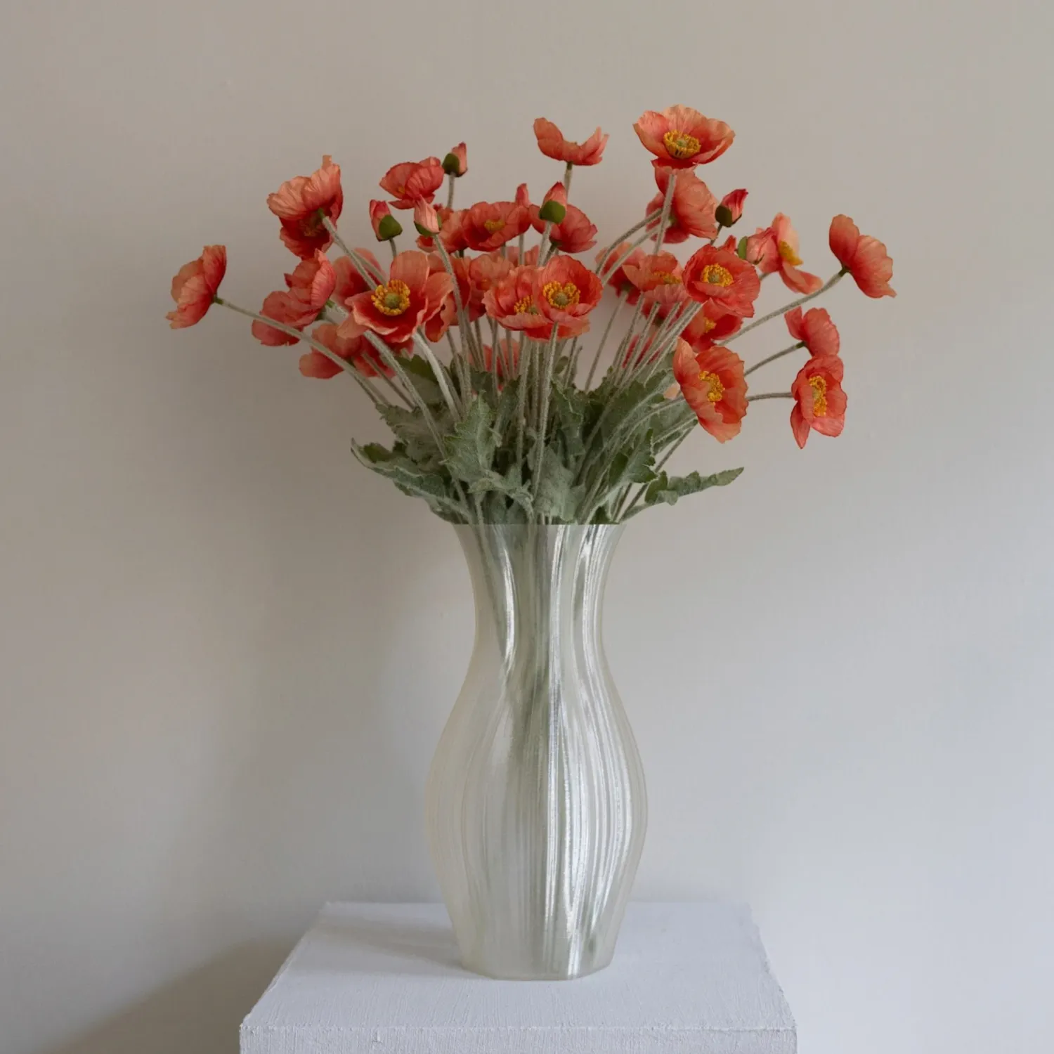 BLOOM OBJECTS - Mohn Kunstblume rot